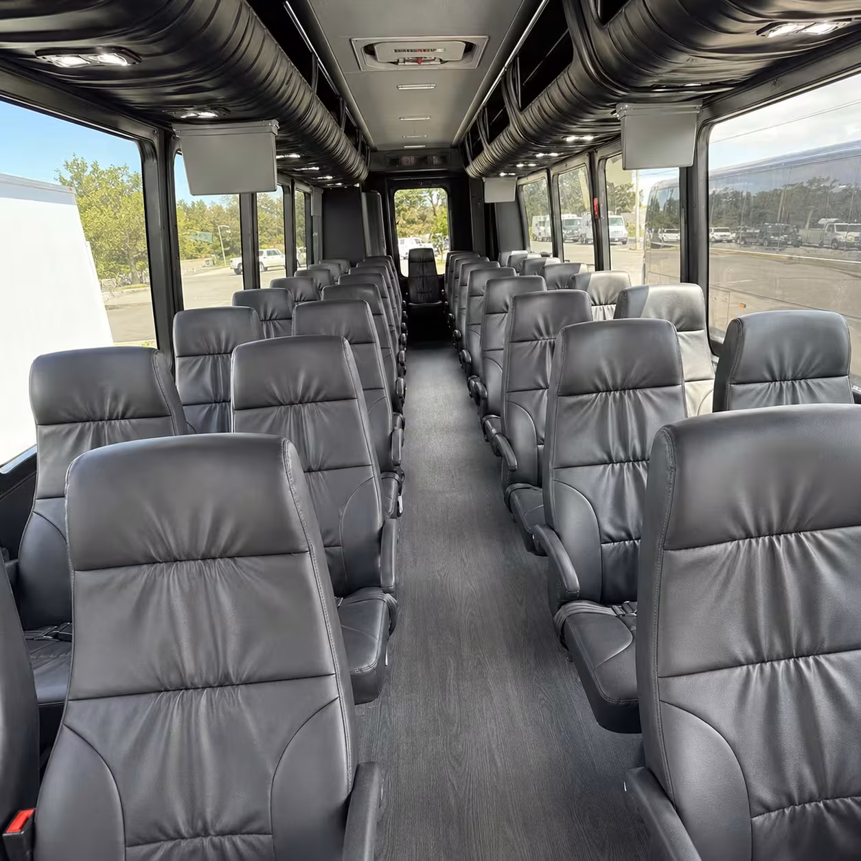 30 passenger minibus inside
