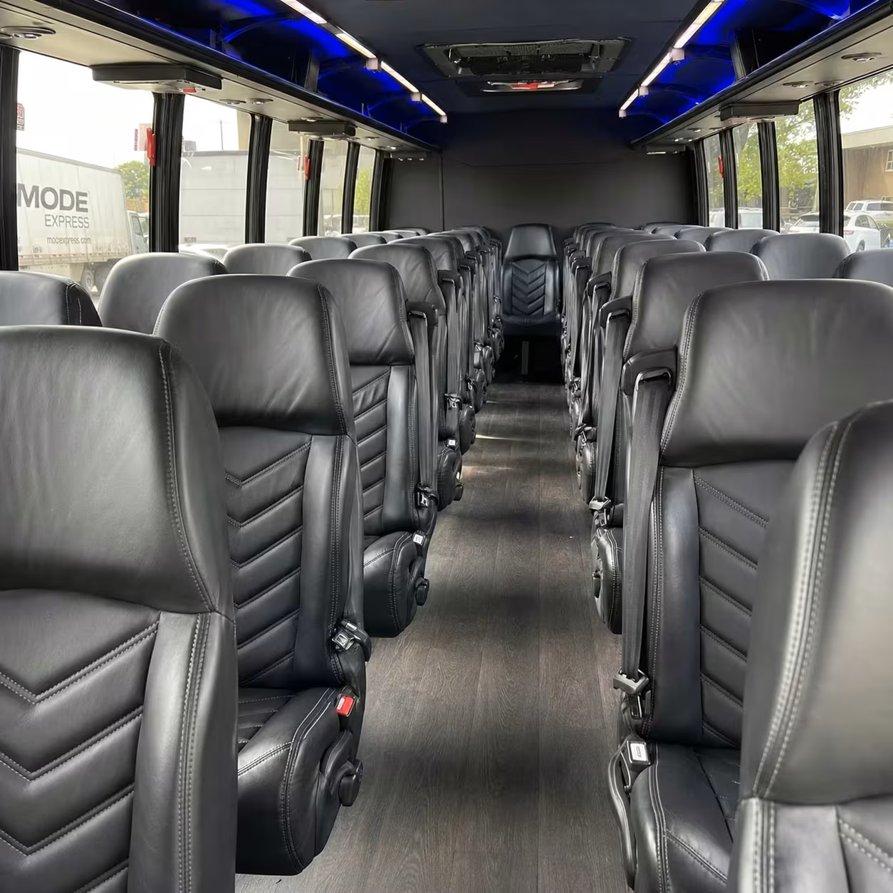 30 passenger minibus interior
