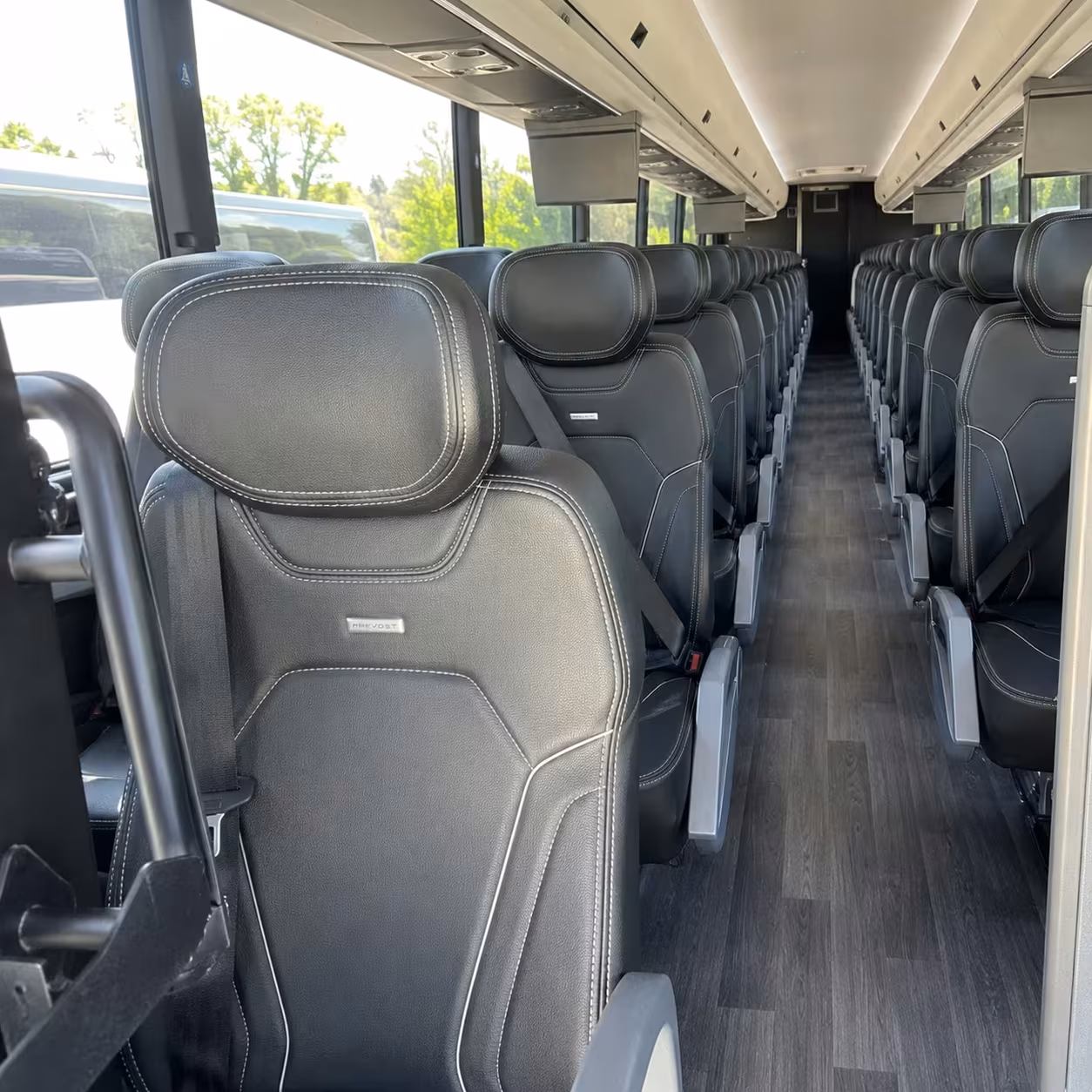 jackson charter bus interior