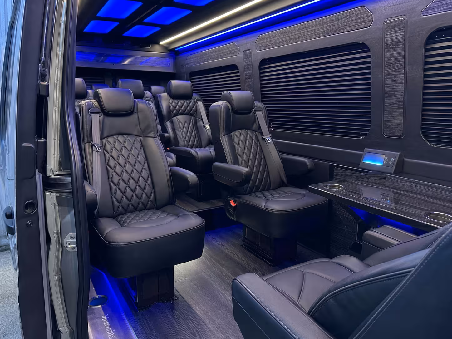 sprinter van transportation for groups and events across jackson