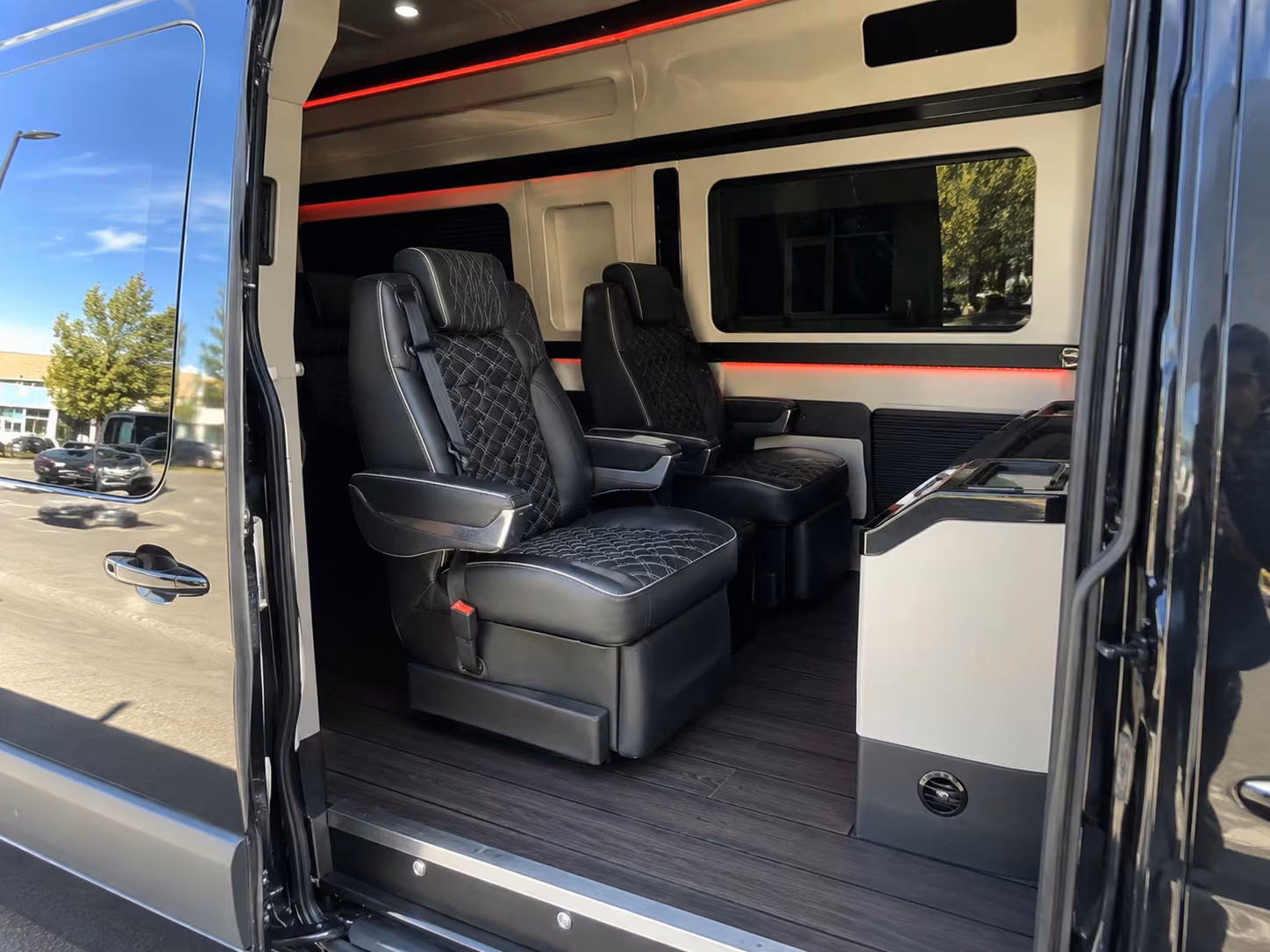 sprinter van with driver interior