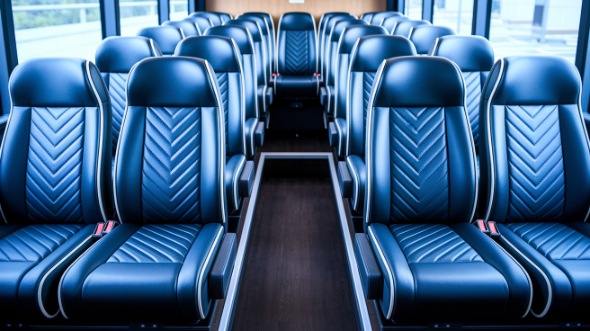 jackson 18 passenger minibus inside