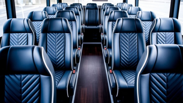 jackson 20 passenger minibus inside