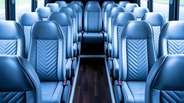 jackson 25 passenger minibus interior