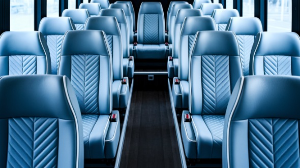 jackson 28 passenger minibus interior