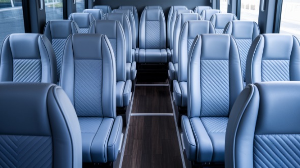 jackson 35 passenger minibus interior