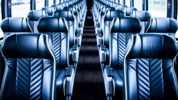 jackson 54 passenger charter bus inside