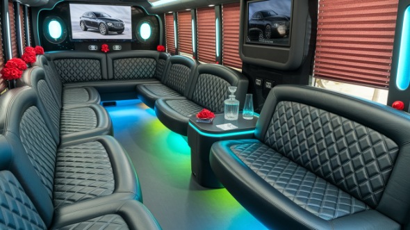 jackson party bus rental inside